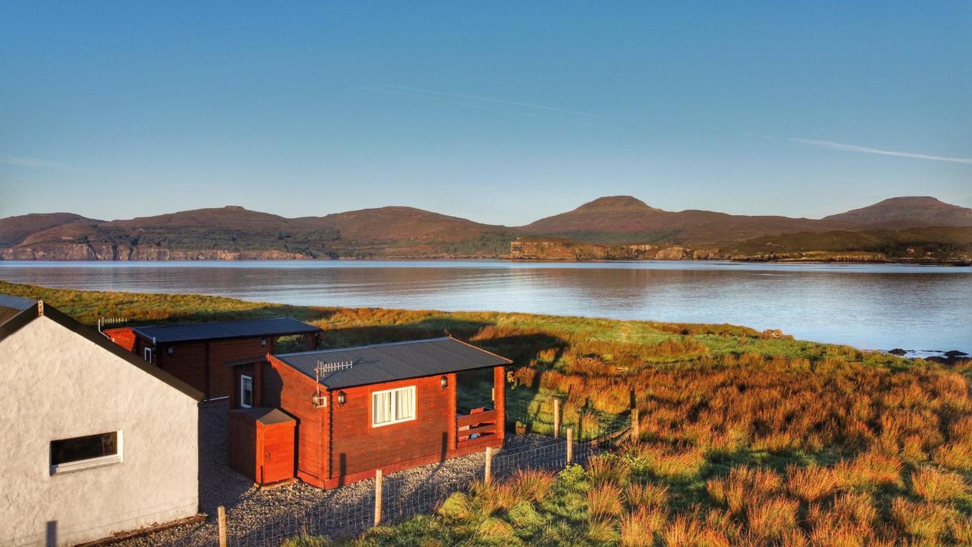 Harlosh Log Cabins Dunvegan  Kültér fotó