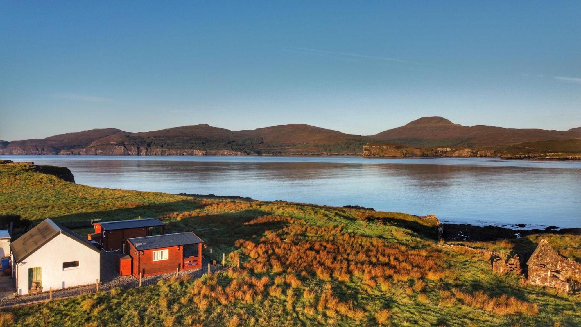 Harlosh Log Cabins Dunvegan  Kültér fotó